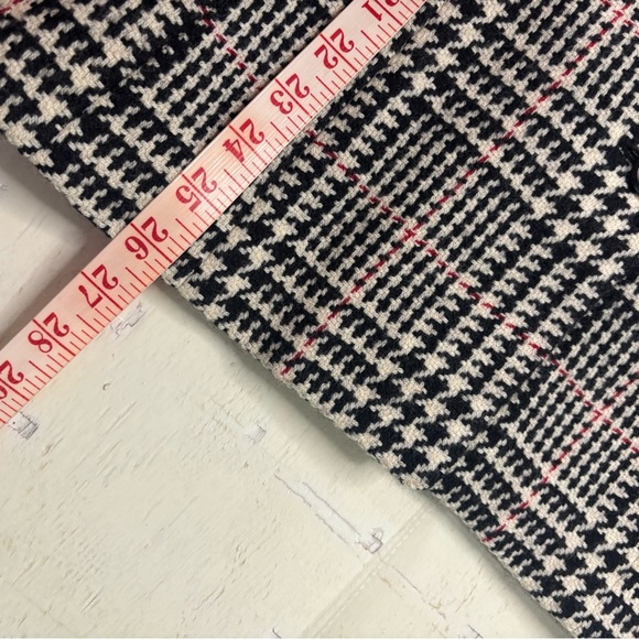 Talbots Wool Classic Houndstooth Blazer Old Money Classic Office Petite Size 10 - Picture 4 of 7